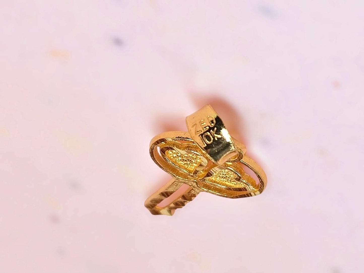 Vintage 10k Gold Key Pendant Charm