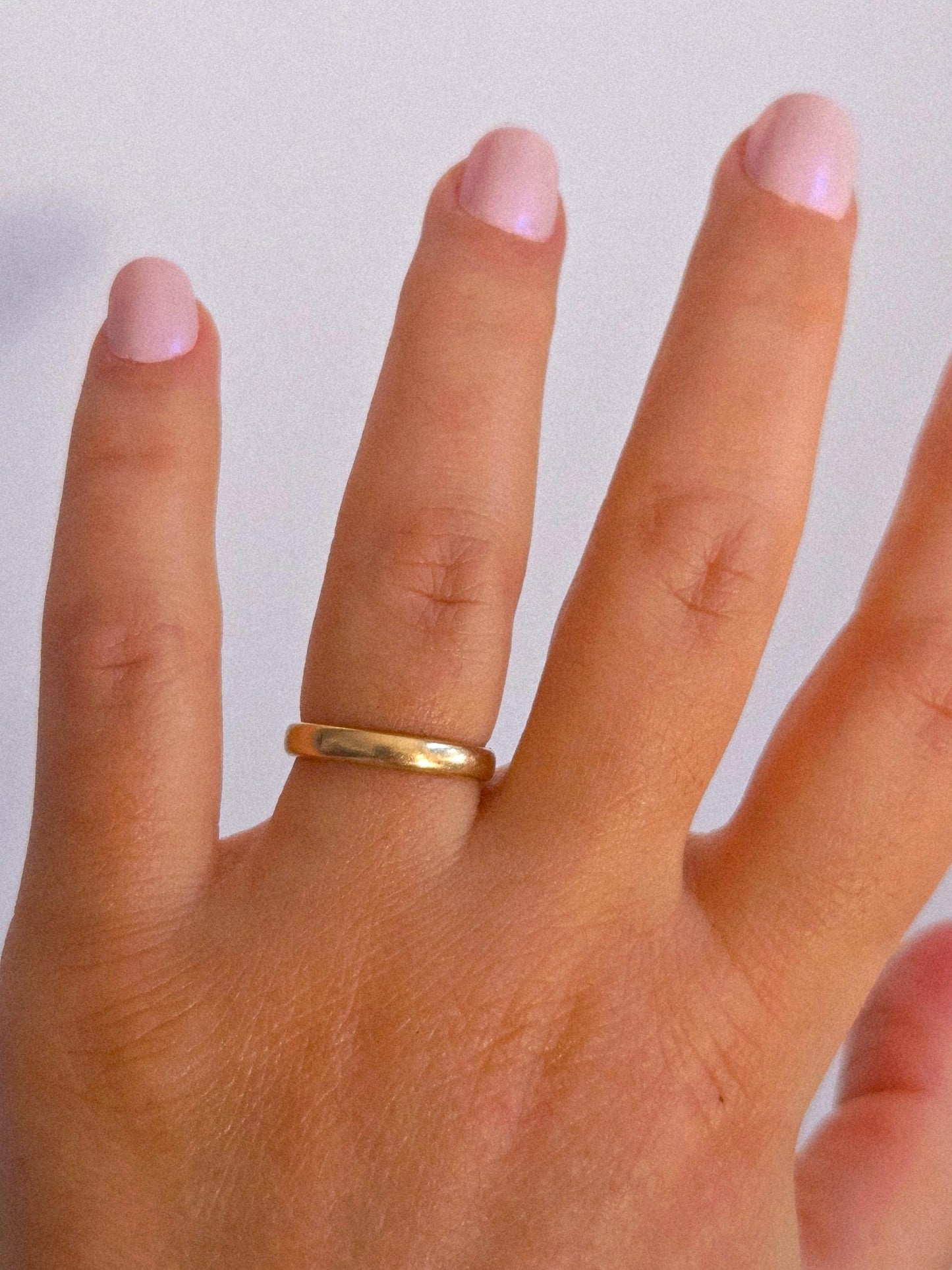 Vintage 10k Classic Gold Band Ring - Size 5.25