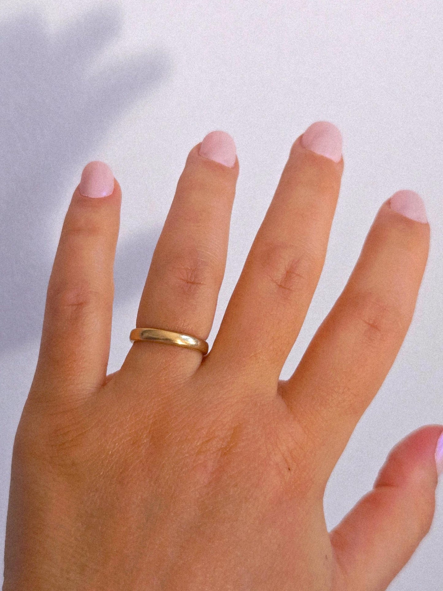 Vintage 10k Classic Gold Band Ring - Size 5.25