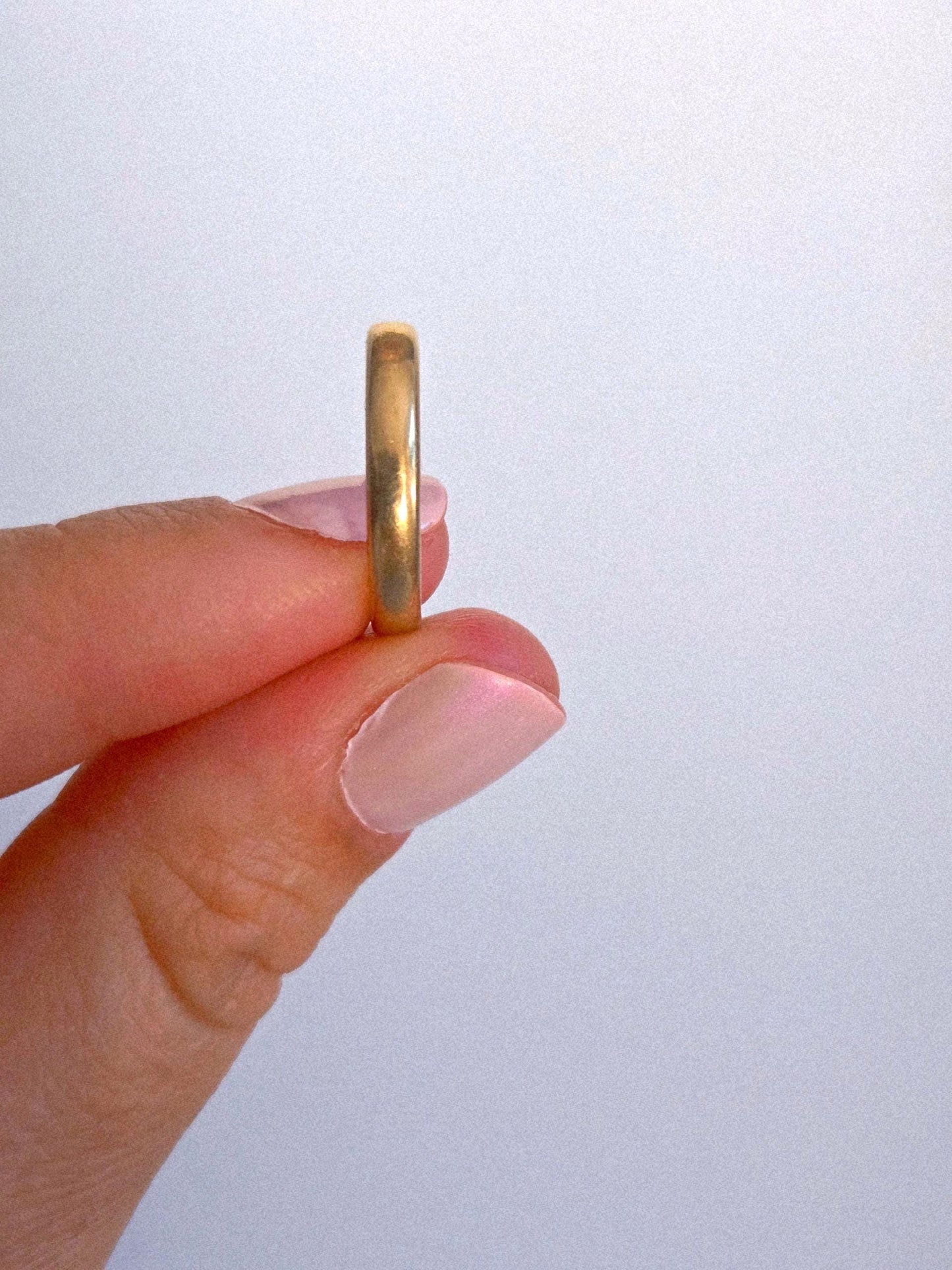 Vintage 10k Classic Gold Band Ring - Size 5.25