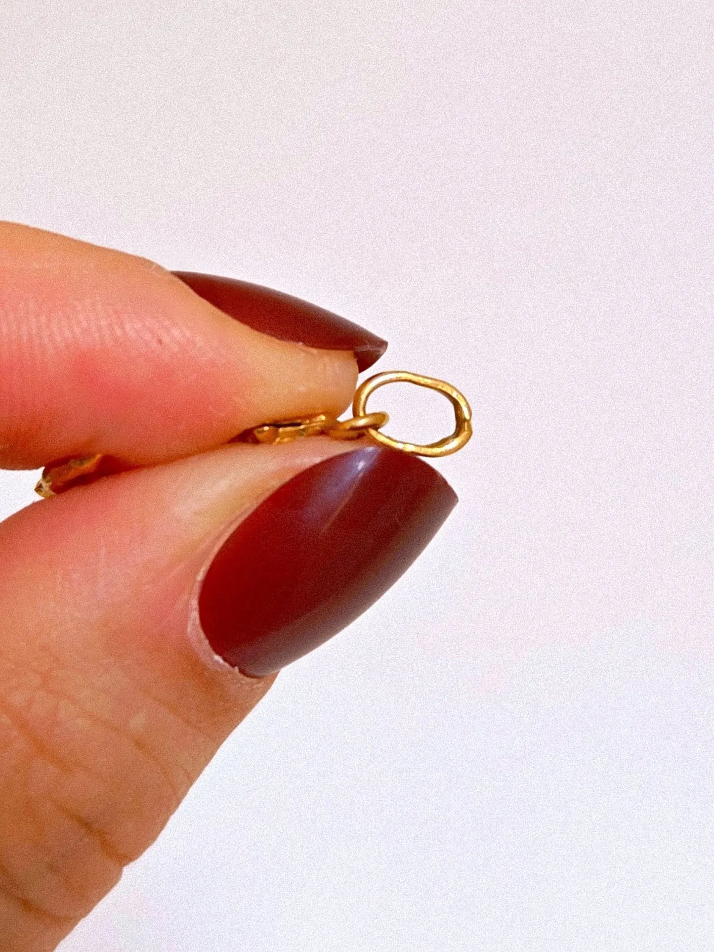 Vintage 10k Gold Anchor Pendant Charm - Nautical