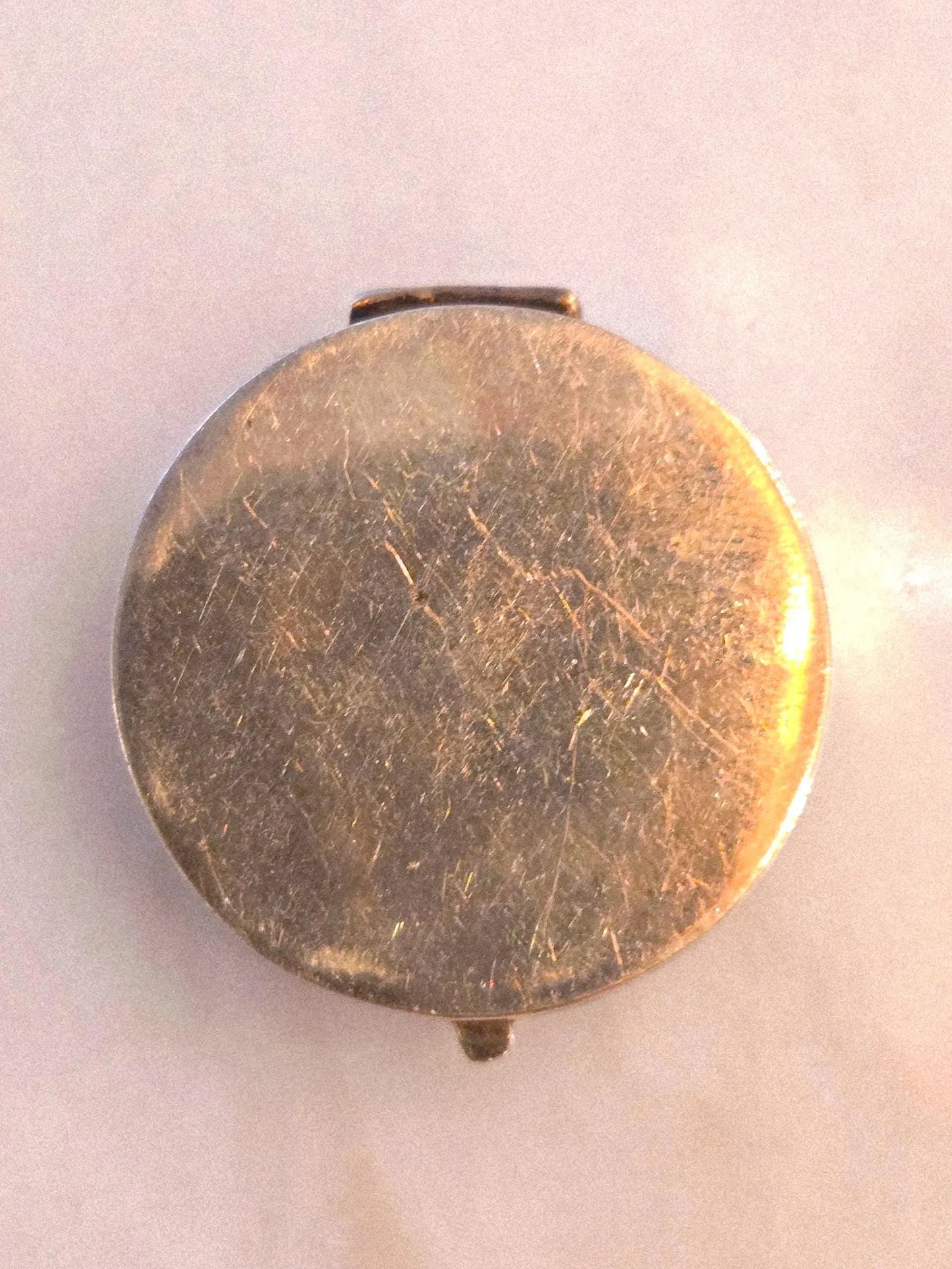 Vintage 1960s Shaped Sterling Silver 925 Trinket Box - Keepsake Jewelry Box