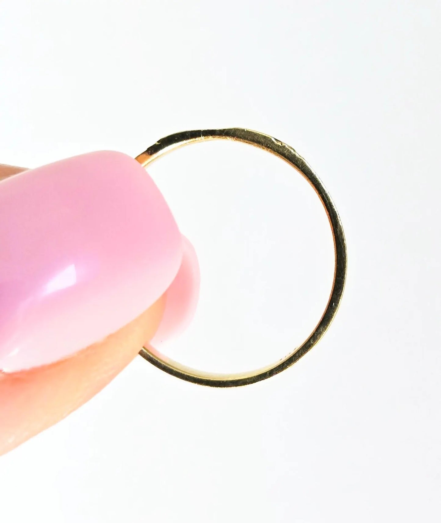 Vintage 10K Gold Heart Pinky Ring - Size 3.5, Dainty Ring