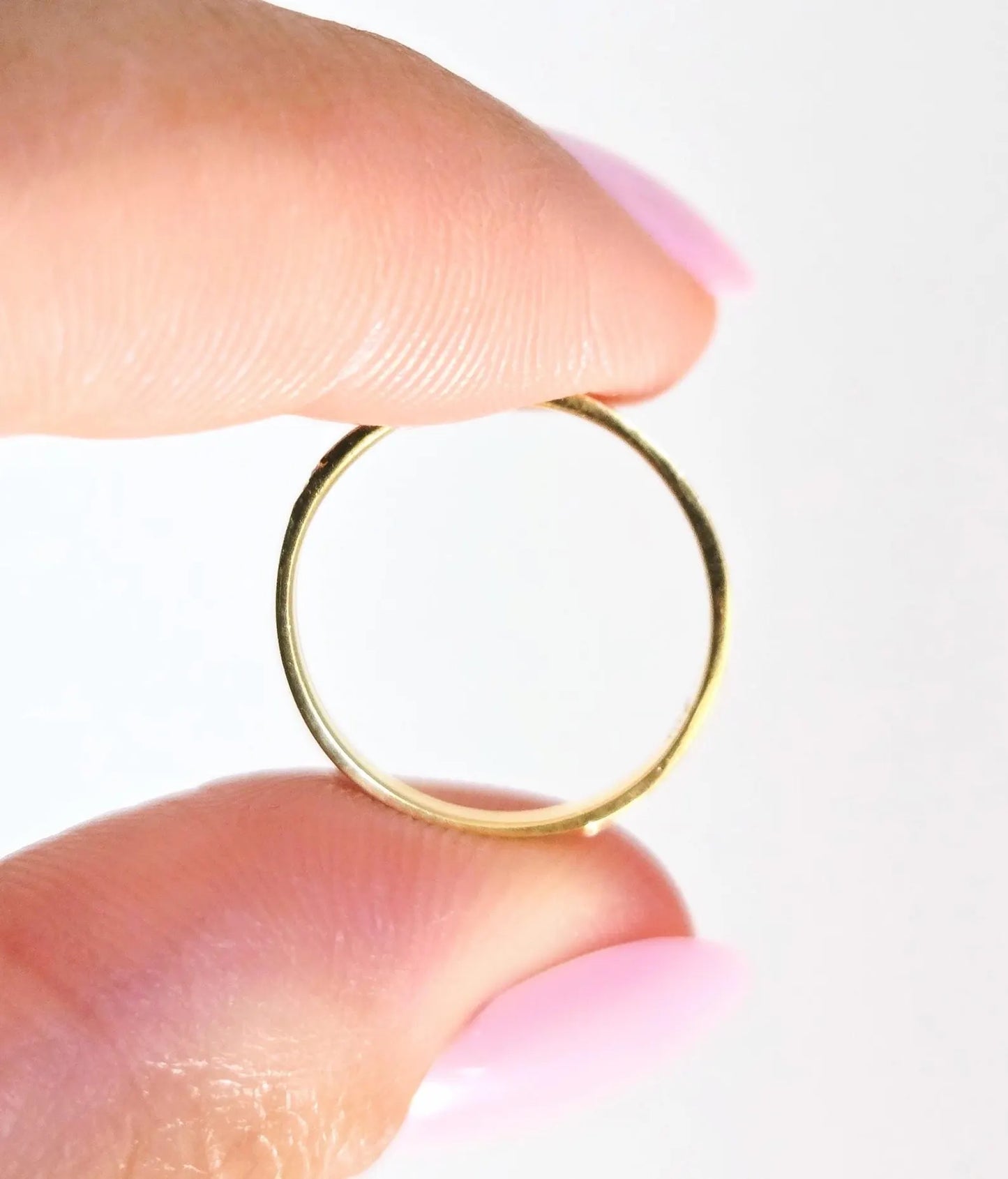 Vintage 10K Gold Heart Pinky Ring - Size 3.5, Dainty Ring
