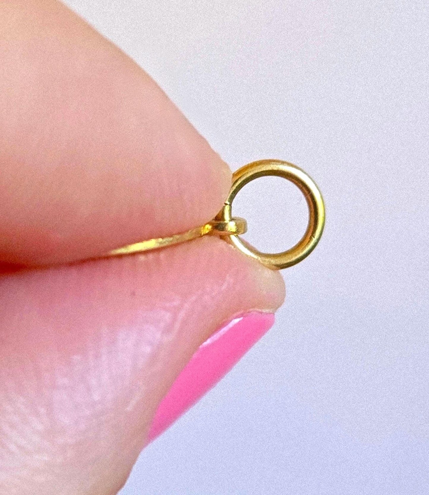 Vintage 10k Gold Pope Pendant Charm - Baptismal, Religious